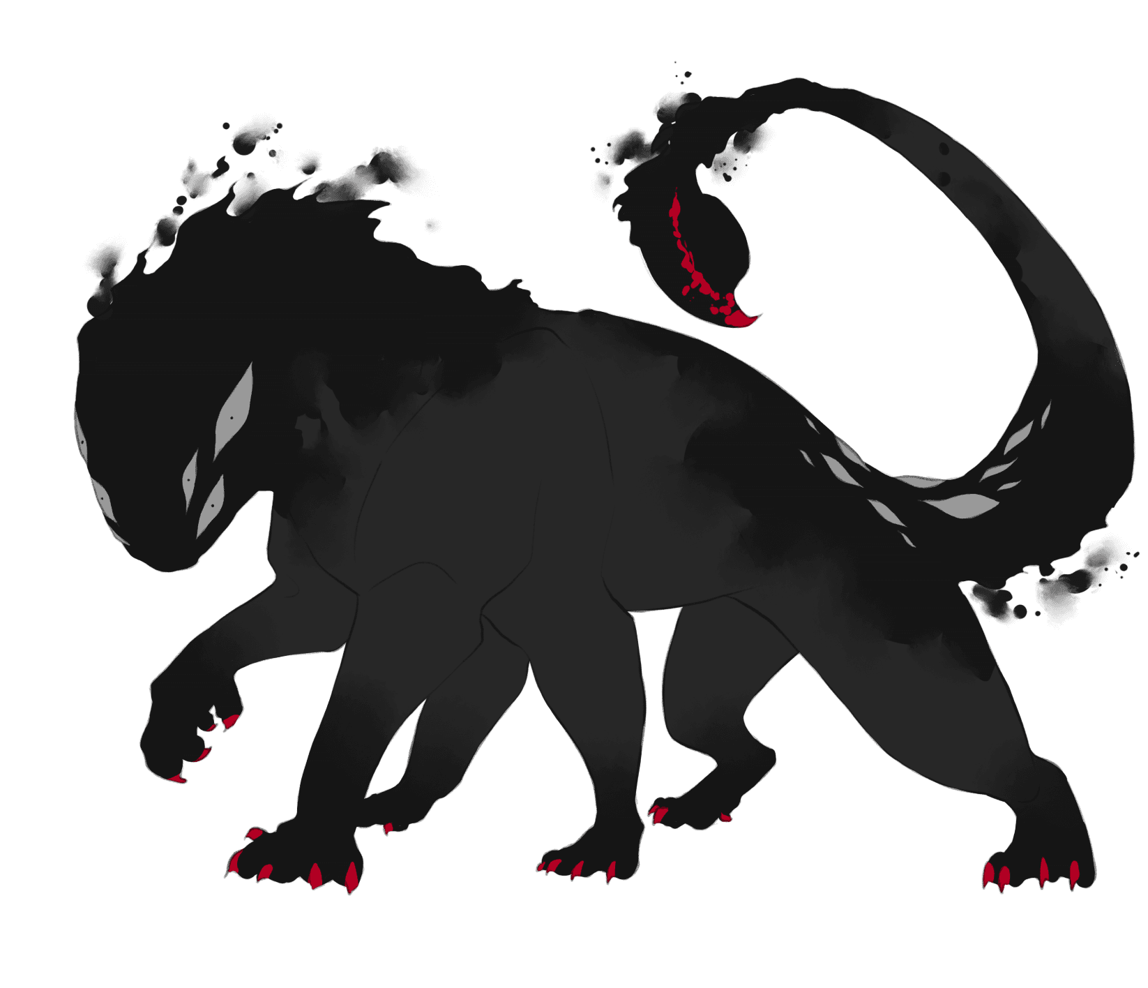 Corrupted creature, concept art