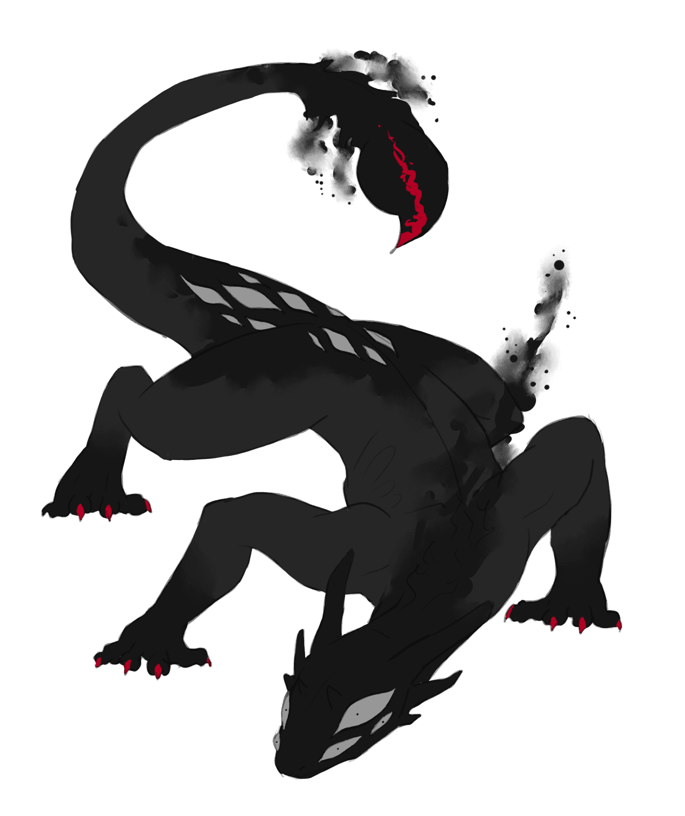 Corrupted creature, concept art